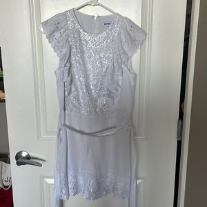 Express white romper floral